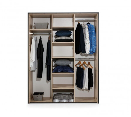 Wardrobe Brown Wood Furniture Design Luxury Bedroom Furniture Modern