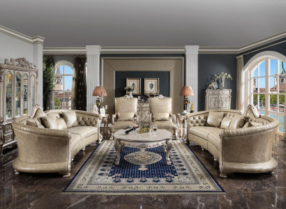 Sofa set coffee table side table living room suite sofa upholstery 5-piece set new