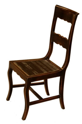 Designer wooden chair in dining room luxury furniture brown color new
