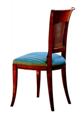 Real wood chair leather chairs dining room armchair Italian furniture
