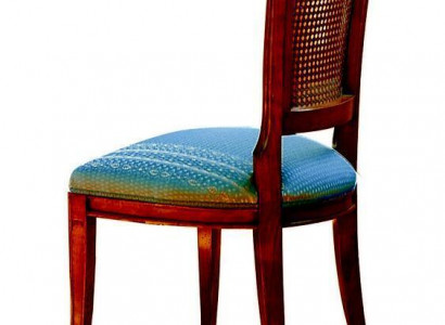 Real wood chair leather chairs dining room armchair Italian furniture