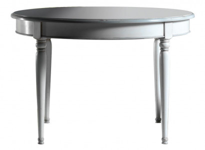 Round dining table dining room tables furniture decor wooden table white Italy