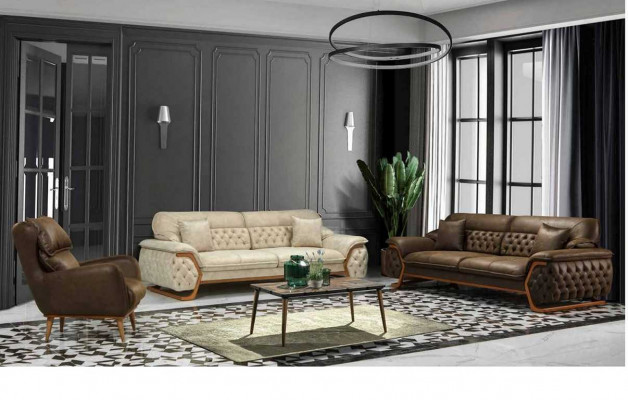 Sofa 3-seater Chesterfield couch upholstery living room sofas design adjustable