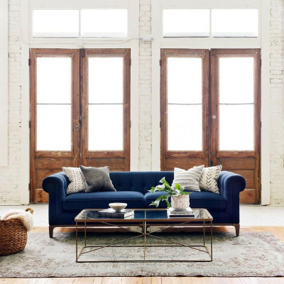 Chesterfield sofa couch upholstery leather fabric couches upholstered suite 4-seater