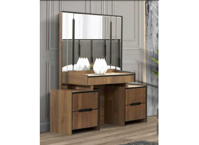 Elegant dressing table with mirror luxury furniture in the bedroom new