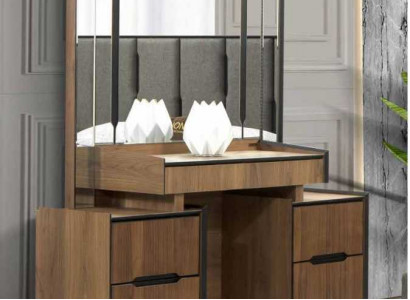 Elegant dressing table with mirror luxury furniture in the bedroom new