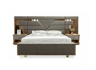 Bed Nightstand 3-piece Bedroom Set Design Modern Luxury Elegant Complete