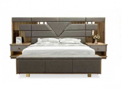 Bed Nightstand 3-piece Bedroom Set Design Modern Luxury Elegant Complete