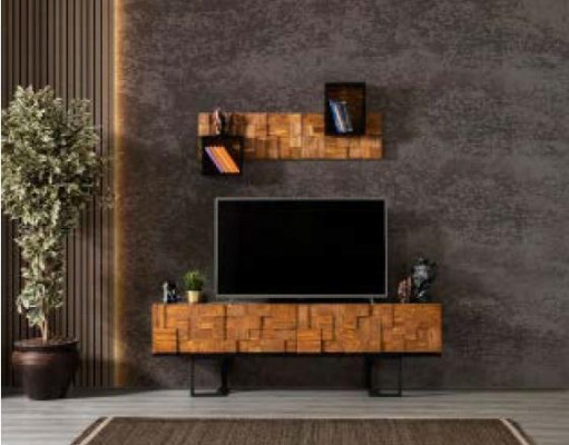 Modern wood dresser sideboard TV stand cabinet furniture 180cm