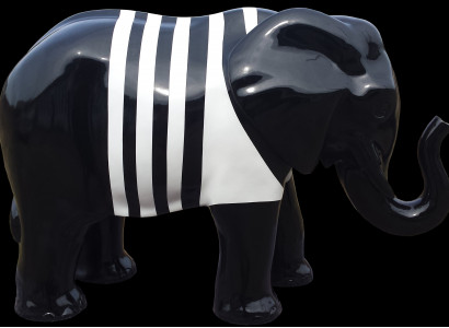 Abstract Decoration Elephant Figure Statue Figures Decoration Garden Modern Sculptures