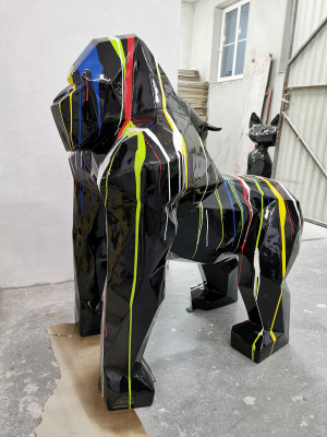 Figures Statues Decoration Deco Gorilla Garden Newly Designed Figure Modern Statue