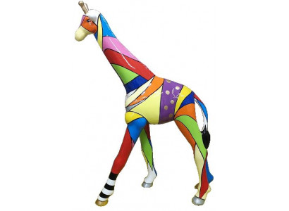 Abstract design statue colorful sculpture figures hand-painted decoration statues