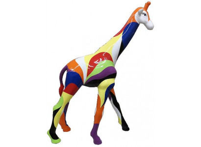 Abstract design statue colorful sculpture figures statues hand-painted decoration