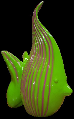 Designer Figure Modern Figures Decoration Fish Deco Garden Sculpture Sculptures