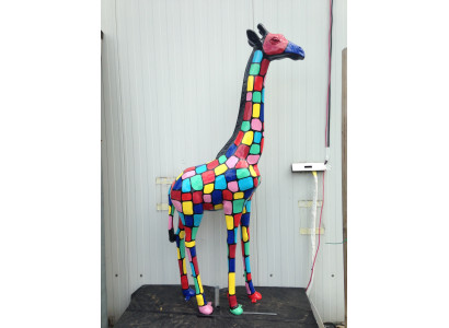 Design home decor sculptures statues figures abstract giraffe figure decoration