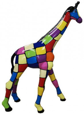 Designer Figures Modern Decorations Garden Giraffe Statue Sculpture Sculptures