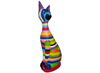 Statue Sculpture Decorative Statue Colorful Decorative Statue Sculpture Abstract Design Figure
