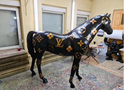 Modern decoration abstract figure figures abstract statues sculpture horse new