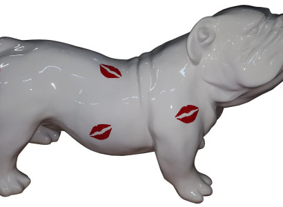 Colorful abstract figure figures dog garden sculpture sculptures statue decoration