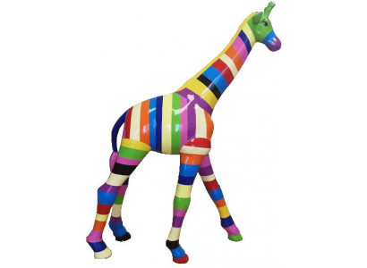 Statue Colorful Sculpture Abstract Designer Figures Hand-Painted Statues Decoration