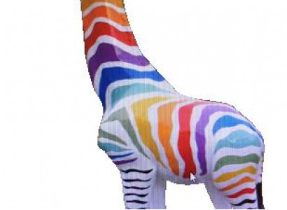 Designer figures modern decorations garden giraffe statue sculpture sculptures