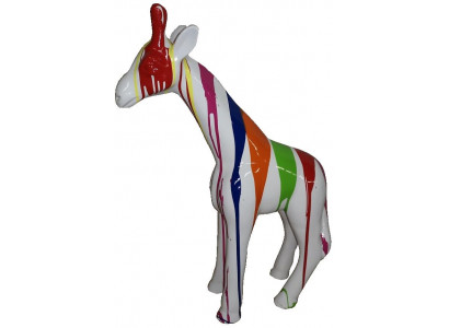 Sculpture Abstract Design Statue Colorful Figures Hand-painted Decoration Giraffe New