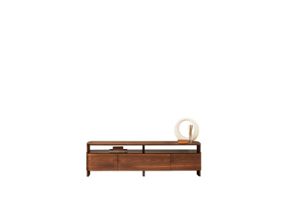 Sideboard TV Stand RTV Lowboard Brown Table Living Room Design Wood