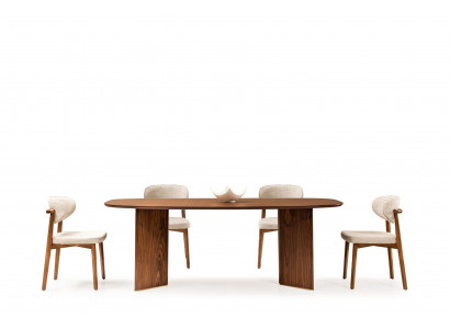 Dining group, dining nook, dining room, dining table, chairs, brown set, 7-piece, classical