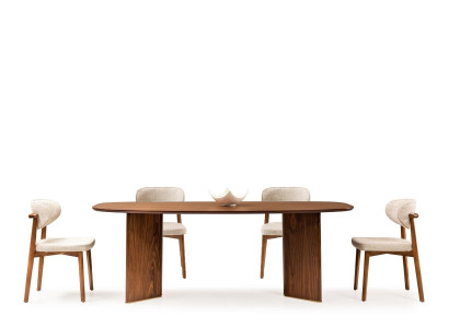 Dining group, dining nook, dining room, dining table, chairs, brown set, 7-piece, classical