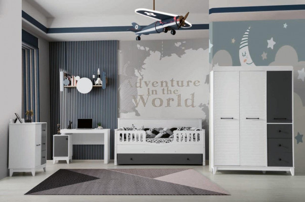 Stylish set for children's room multicolour perfect furniture for your interior
