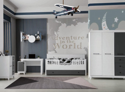 Stylish set for children's room multicolour perfect furniture for your interior