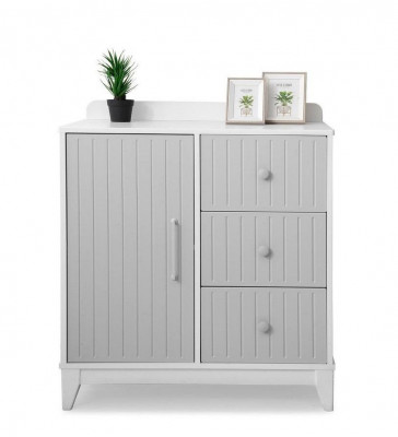 Modern children's room dresser in gray with plenty of storage space Luxurious novelty removal