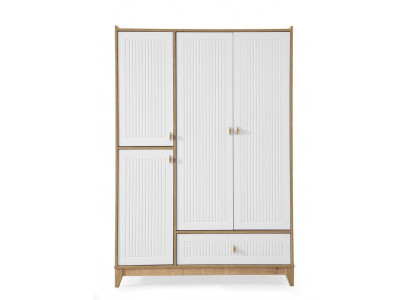 Stylish Wardrobe White Wood Cabinet Design Children's Room Furniture Removal