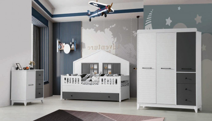 Modern set for children's room, multicolour, perfect furniture for your interior