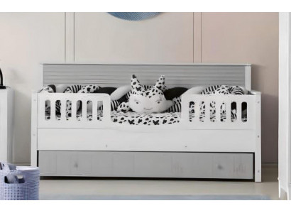 Stylish children's bed: Comfort for little dreamers luxurious gray color