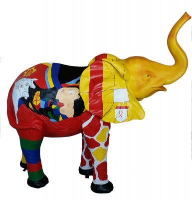Designer figurine statue modern figures decoration elephant decor garden sculptures