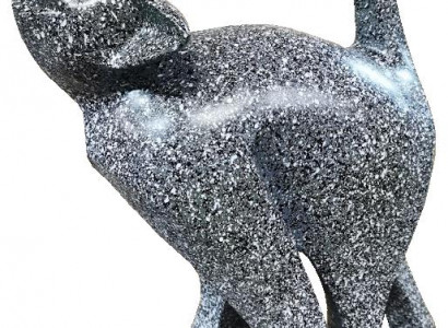 Design Figure Monkey Decor Statue Sculpture Abstract Designer Loft Silver Sculptures