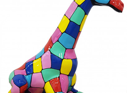 Design Figure Statue Modern Figures Statues Decoration Decor Giraffe Garden New