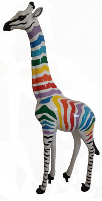 Design Figure Statue Modern Figures Statues Decoration Decor Giraffe Garden New