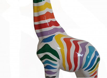 Design Figure Statue Modern Figures Statues Decoration Decor Giraffe Garden New