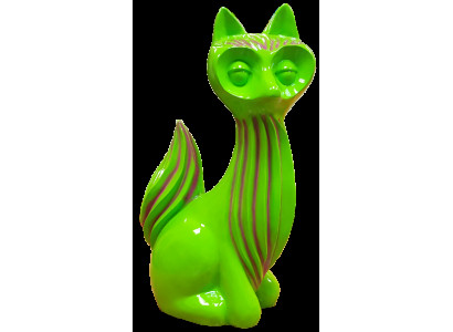 Abstract Figure Fox Figures Abstract Statues Designer Loft Colorful Sculptures