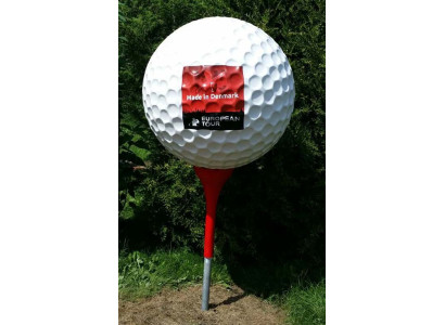 Designer figures modern decorations garden decor figures golf ball sculpture