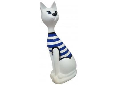 Designer decorative statues, modern painted figures, abstract statues, cat, new