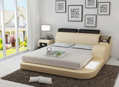 Bed Design Luxury Luxury Beds Leather Modern Bedroom 140/160/180 LB8813