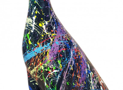 Designer decorative statues modern painted figures abstract statues handmade