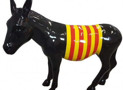Modern Abstract Design Donkey Sculpture Plastic Garden Decoration Sculptures