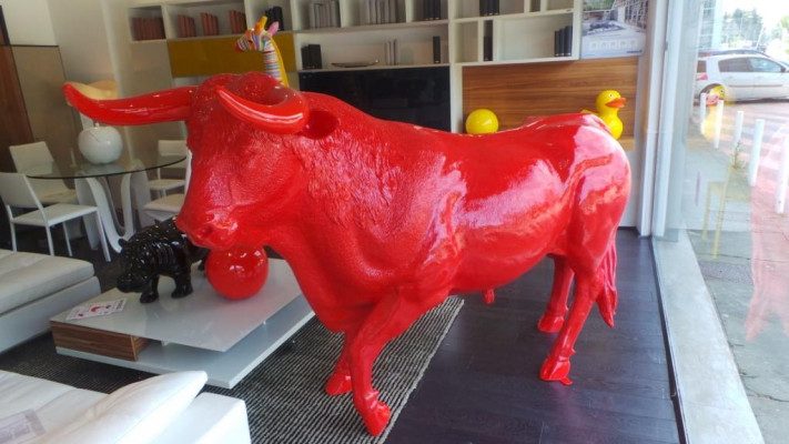 Designer Abstract Figure Modern Figures Decoration Bull Garden Sculptures New