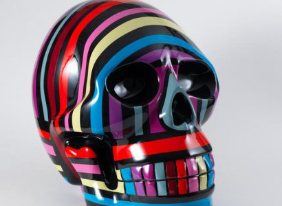 Modern Abstract Design Skull Abstract Skull Sculpture Decoration Decor New