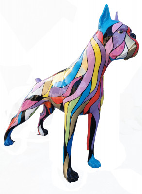 Designer figures modern decorations garden figures dog sculpture sculptures