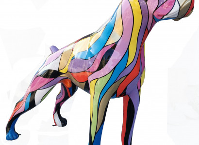 Designer figures modern decorations garden figures dog sculpture sculptures